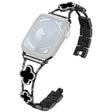 Huomattavan Kova Apple Smartwatch Metalli Ja Strassit Yleinen Ranneke