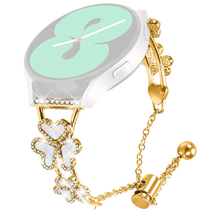 Gabb Watch 3 Metal Band Replacement Watch Strap Heart Clover Decor - Gold#serie_2