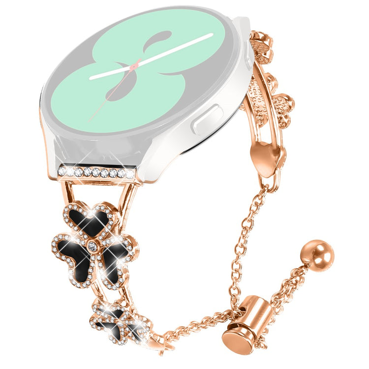 Gabb Watch 3 Metal Band Replacement Watch Strap Heart Clover Decor - Rose Gold#serie_4