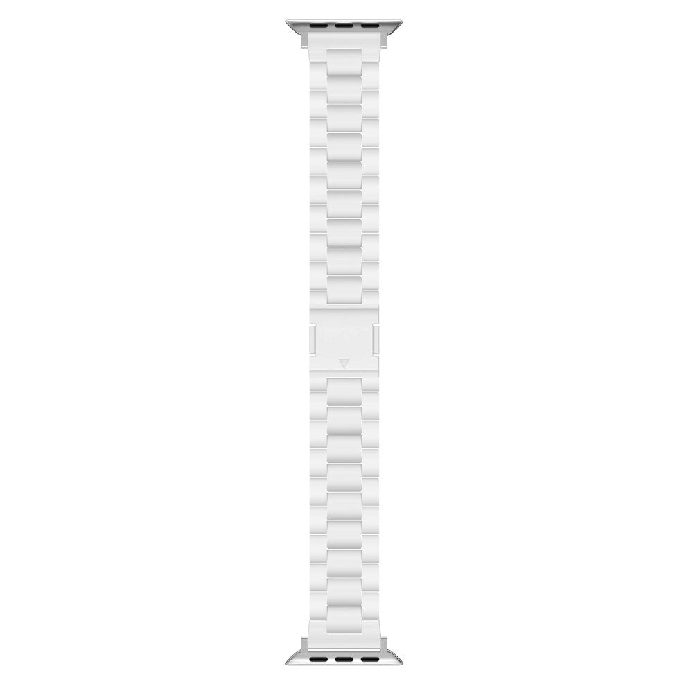 Watch Band Apple Watch Series 10 42mm Magnetic Clasp Candy 3-Bead Wrist Strap - White#serie_1
