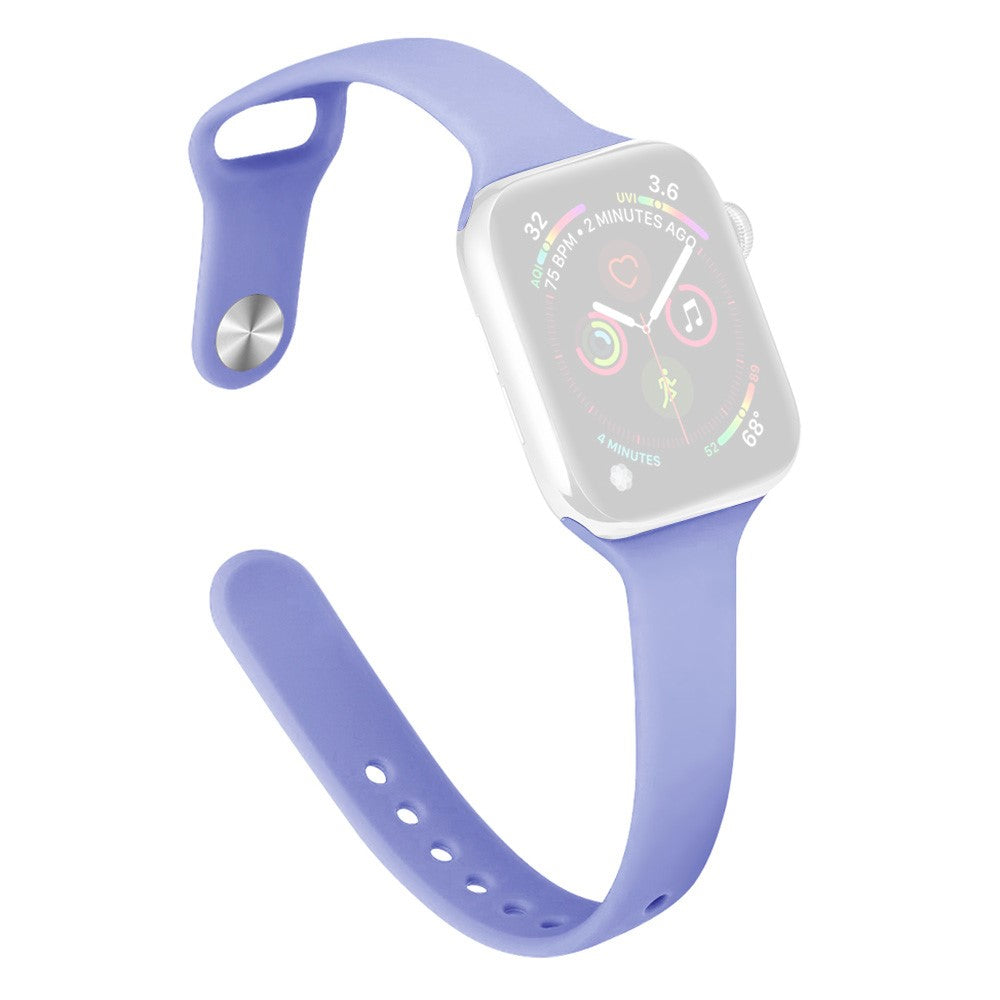 KALEBOL Silicone Watch Band Apple Watch Series 10 46mm Replacement Strap - Light Purple#serie_15