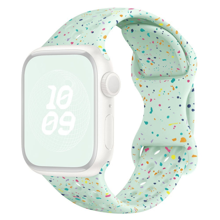 KALEBOL 22mm Silicone Strap Samsung Galaxy Watch3 45mm / Watch 46mm / Huawei Watch GT 5 / 5 Pro Butterfly Clasp Watch Band - Mint Green#serie_4
