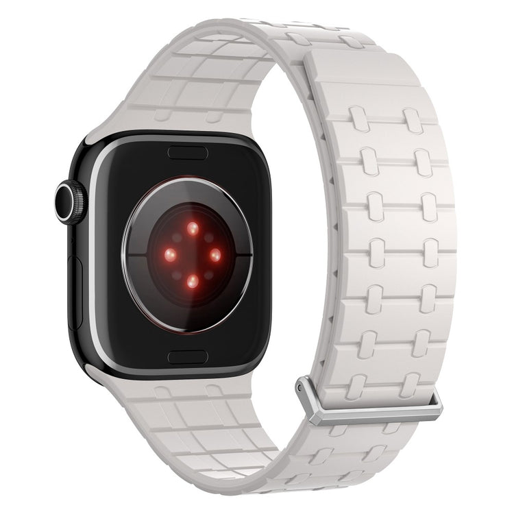 Magnetic Watch Band Apple Watch Series 10 42mm Replacement Silicone Strap - Starlight#serie_6