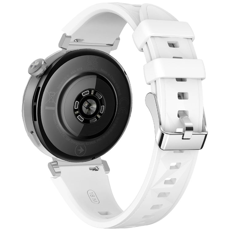 KALEBOL 18mm Watch Band Huawei Watch GT 5 41mm / Watch GT 4 41mm / Garmin Venu 3S Sport Replacement Silicone Strap - White#serie_2