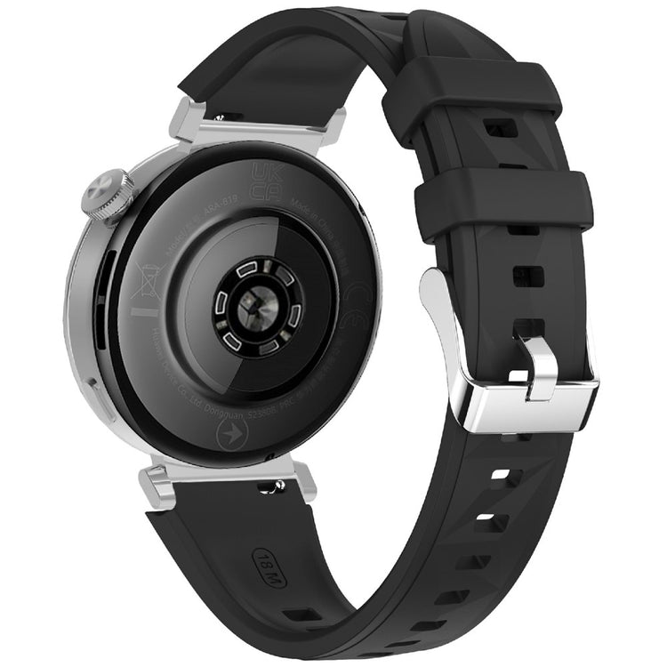 KALEBOL 18mm Watch Band Huawei Watch GT 5 41mm / Watch GT 4 41mm / Garmin Venu 3S Sport Replacement Silicone Strap - Black#serie_7