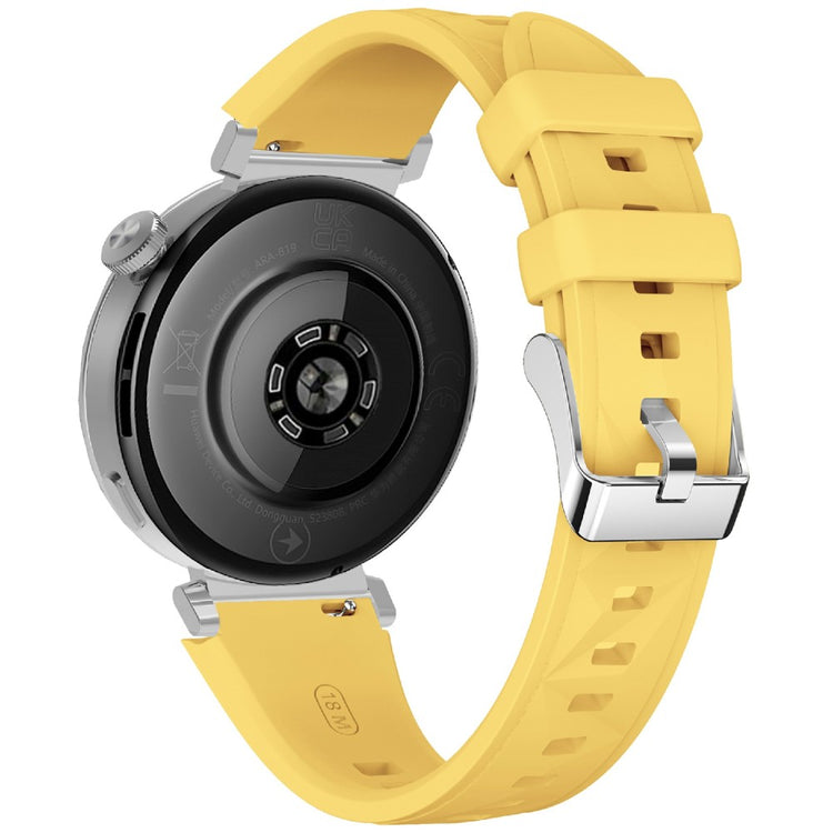 KALEBOL 18mm Watch Band Huawei Watch GT 5 41mm / Watch GT 4 41mm / Garmin Venu 3S Sport Replacement Silicone Strap - Yellow#serie_8