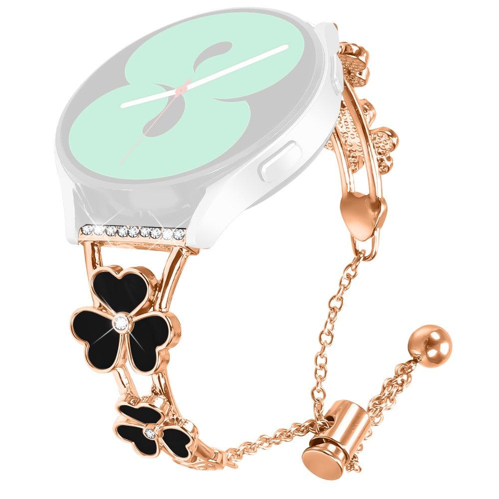 Huami Amazfit GTS 2 Watchband Heart Clover Decor Zinc Alloy Metal Strap - Rose Gold#serie_3