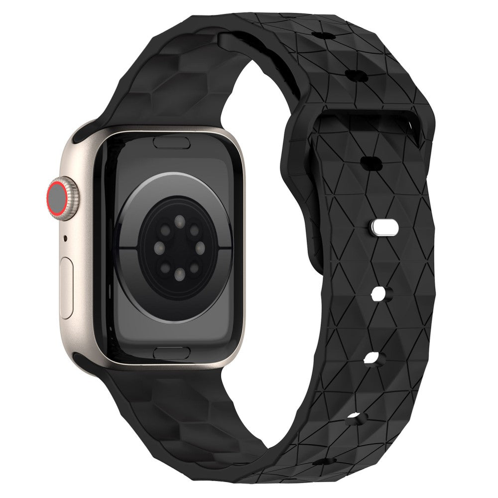 KALEBOL Football Texture Silicone Strap Apple Watch Series 41mm - 40mm - 38mm Watch Band - Black#serie_1