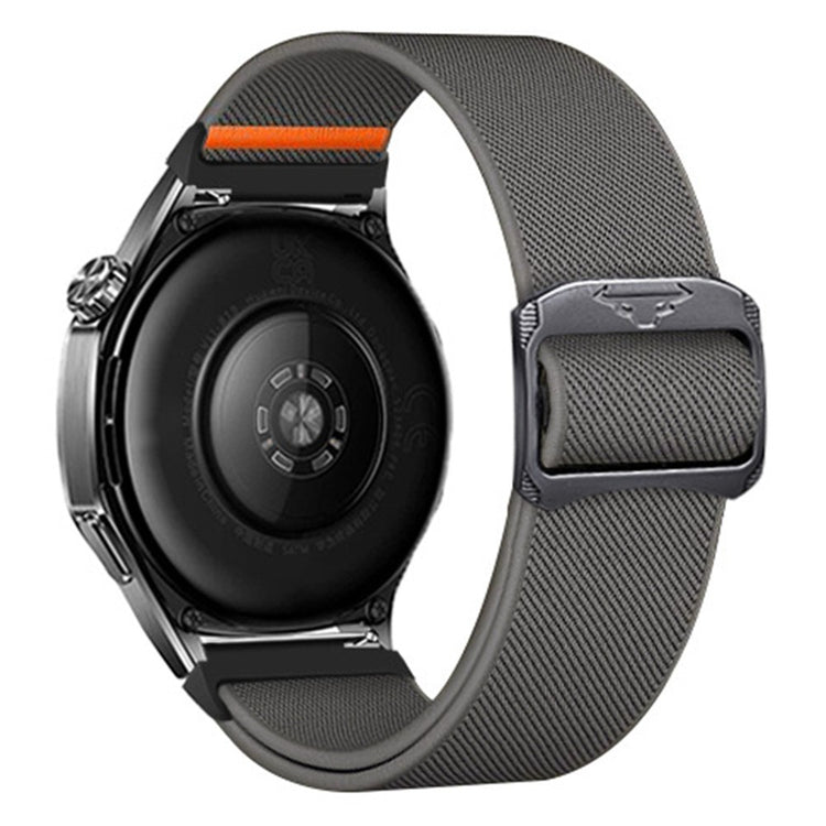 22mm Watch Band Huawei Watch GT 5 Pro 46mm Elastic Nylon Braided Strap - Dark Grey#serie_5
