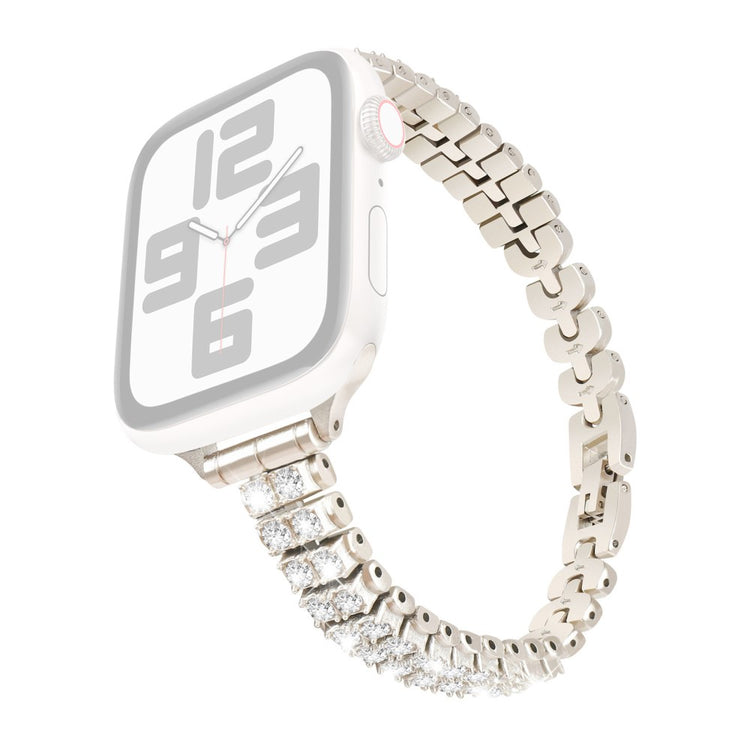 Watch Strap Apple Watch Series 41mm - 40mm - 38mm Rhinestone Decor Alloy Bracelet Wrist Band - Starlight#serie_2