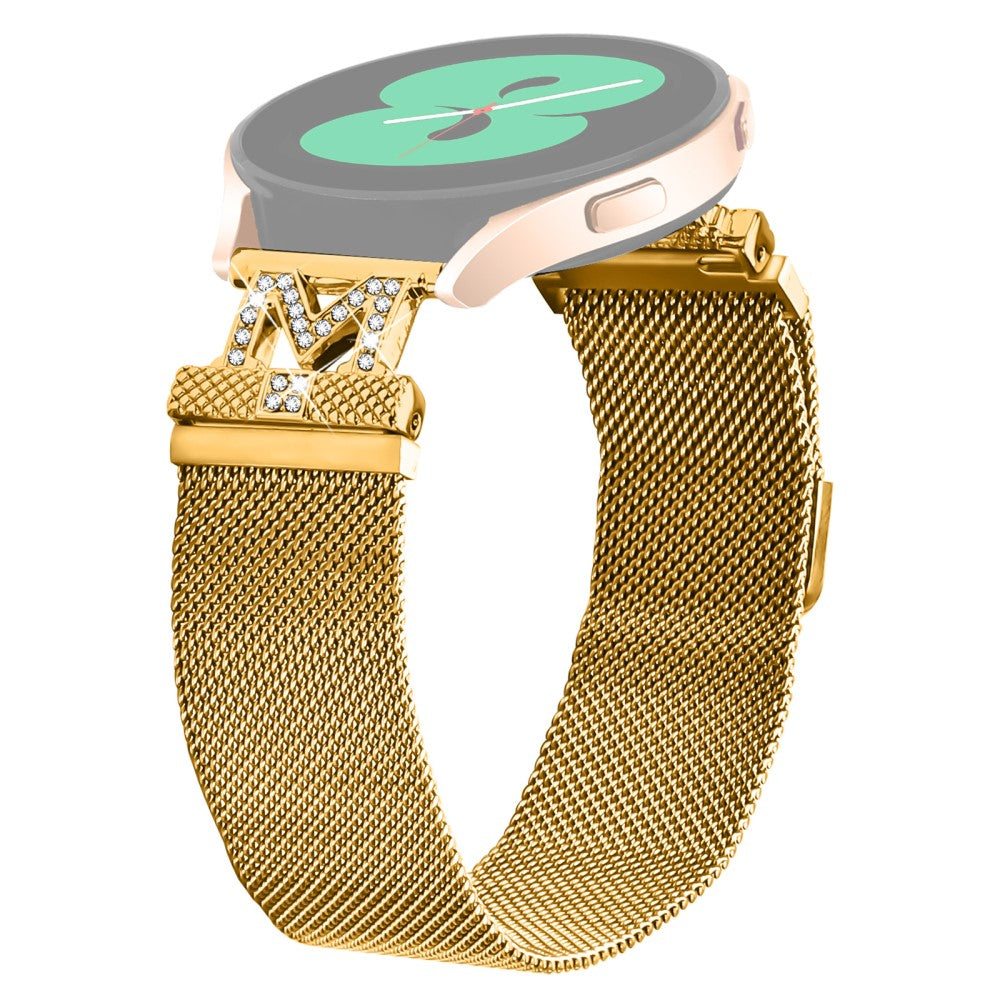 M-Type Milanese Bands Huami Amazfit GTS 2 Stainless Steel Metal Strap - Gold#serie_2