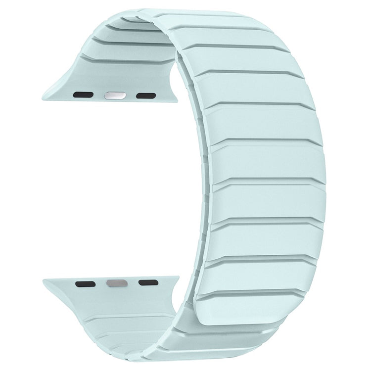 Watch Band Apple Watch Series 41mm - 40mm - 38mmFluororubber Wrist Strap - Light Cyan#serie_5