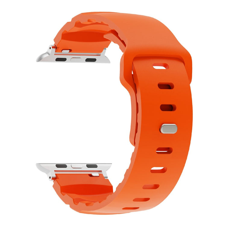 Fluorubber Strap Apple Watch Series 41mm - 40mm - 38mmAdjustable Watch Band - Orange#serie_1