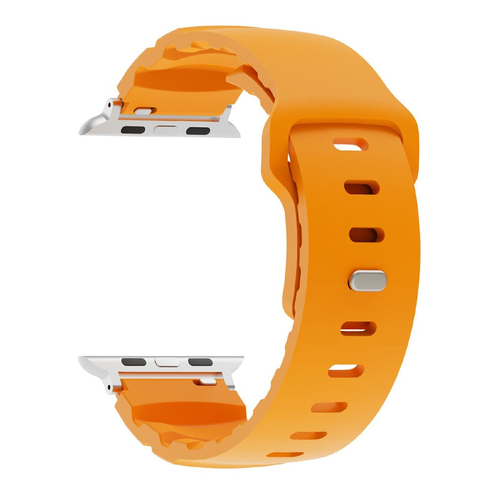 Fluorubber Strap Apple Watch Series 41mm - 40mm - 38mmAdjustable Watch Band - Yellow#serie_3