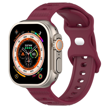 Vildt Fed Silikone Universal Rem passer til Apple Smartwatch - Rød#serie_6