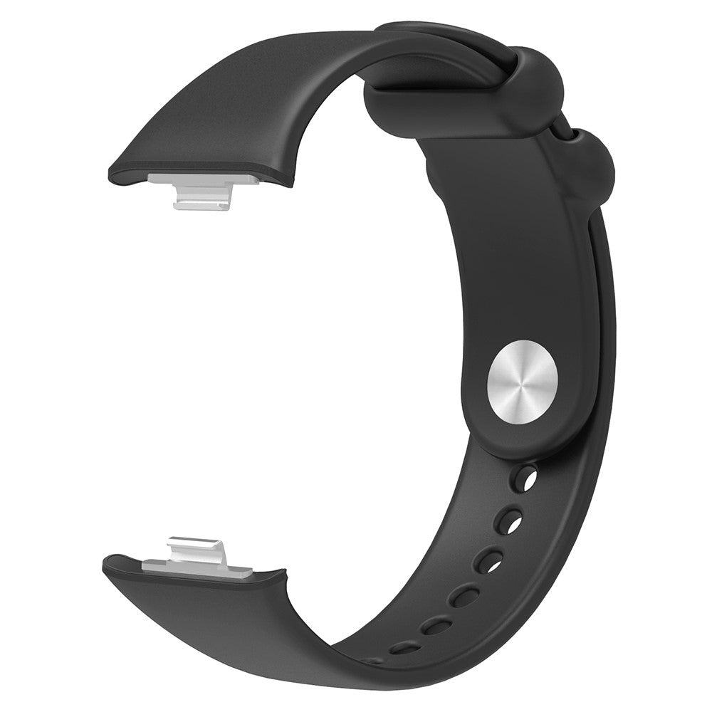 Helt Vildt Elegant Silikone Rem passer til Xiaomi Smart Band 8 Pro - Sort#serie_1