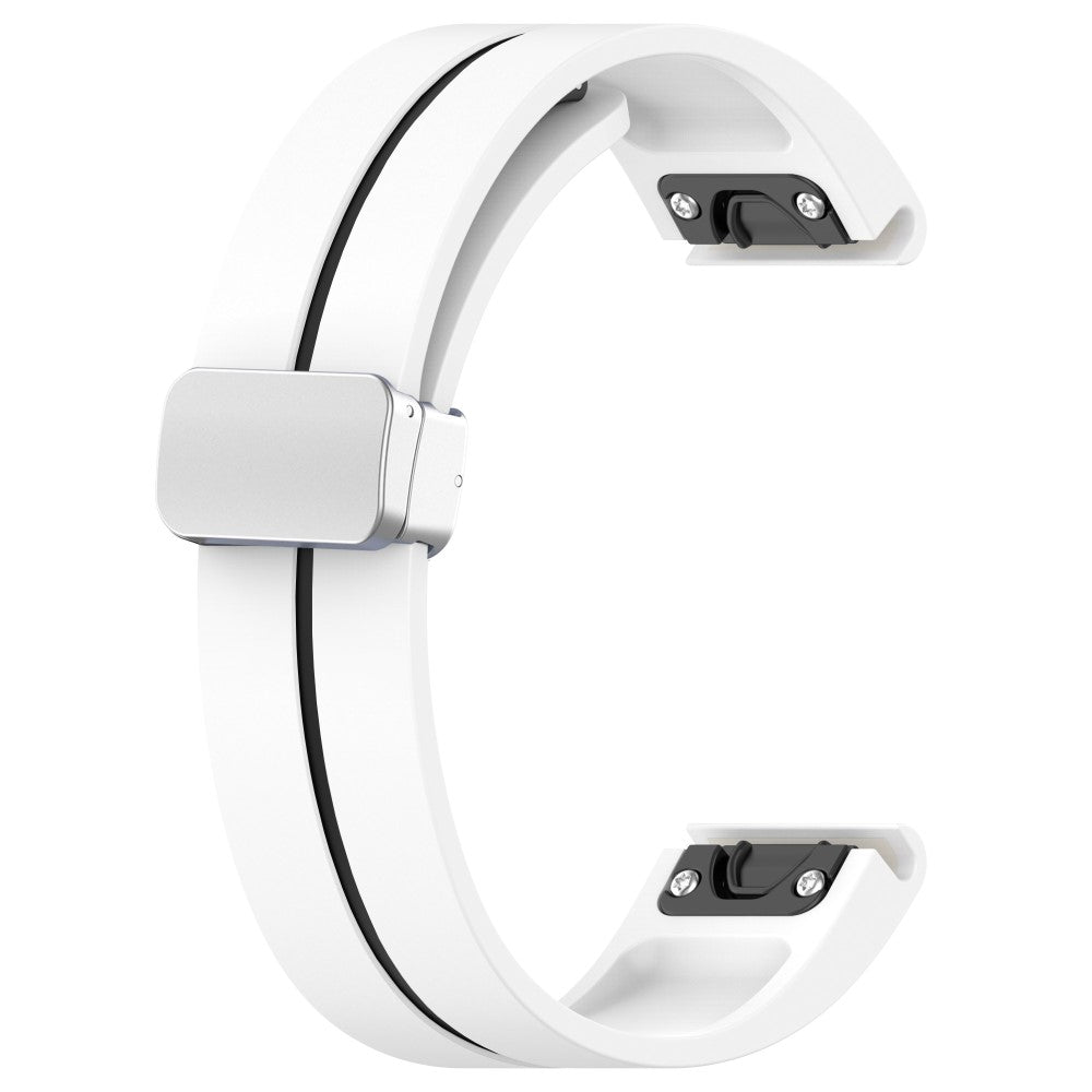 Vildt Smuk Silikone Universal Rem passer til Smartwatch - Hvid#serie_4
