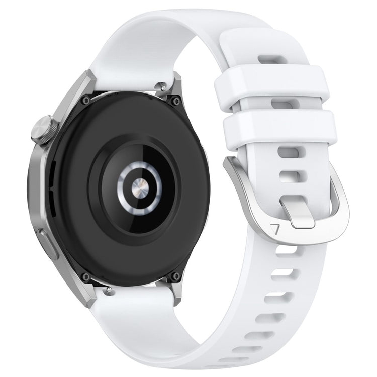 Helt Vildt Flot Silikone Universal Rem passer til Smartwatch - Hvid#serie_4