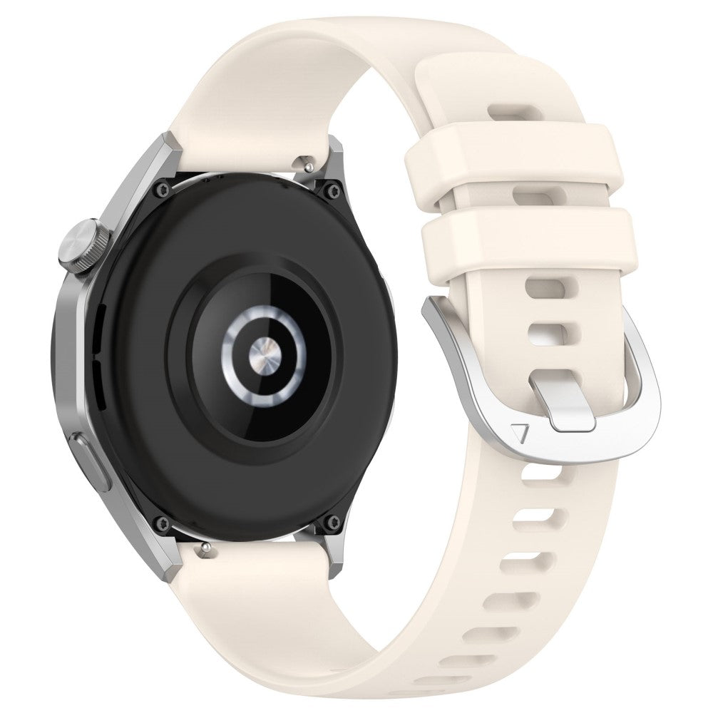Helt Vildt Flot Silikone Universal Rem passer til Smartwatch - Hvid#serie_5