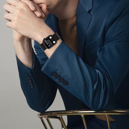 Vildt Nydelig Metal Universal Rem passer til Apple Smartwatch - Sort#serie_064