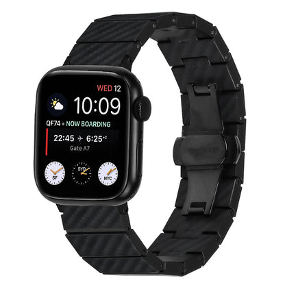 Supercool Metal Universal Rem passer til Apple Smartwatch - Sort#serie_064