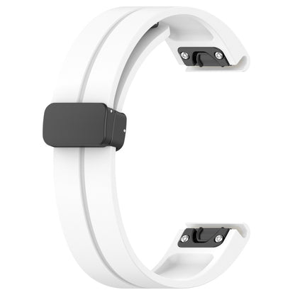 Mega Fed Silikone Universal Rem passer til Smartwatch - Hvid#serie_3