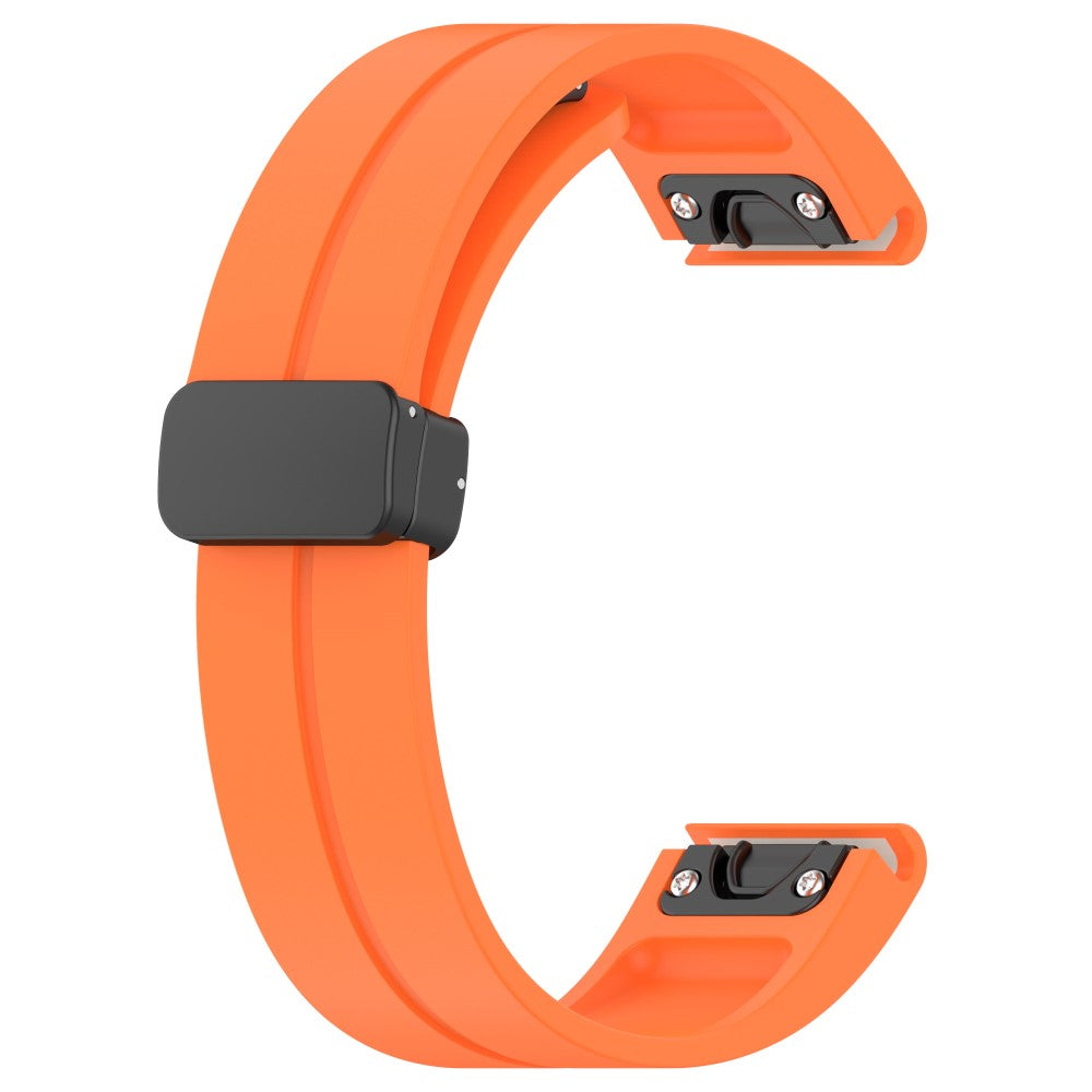Mega Fed Silikone Universal Rem passer til Smartwatch - Orange#serie_4