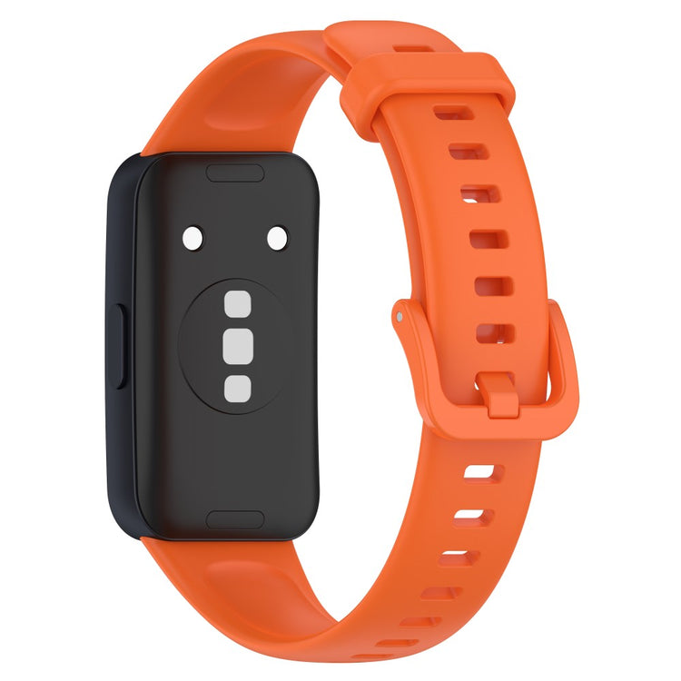 Helt Vildt Pænt Silikone Rem passer til Huawei Band 8 - Orange#serie_8