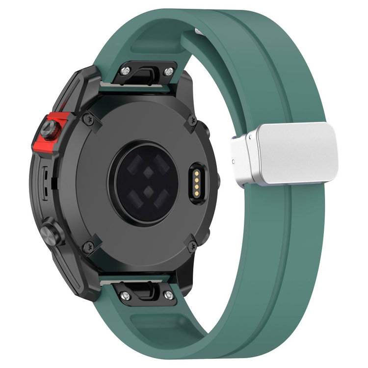 Helt Vildt Pænt Silikone Universal Rem passer til Garmin Smartwatch - Grøn#serie_5