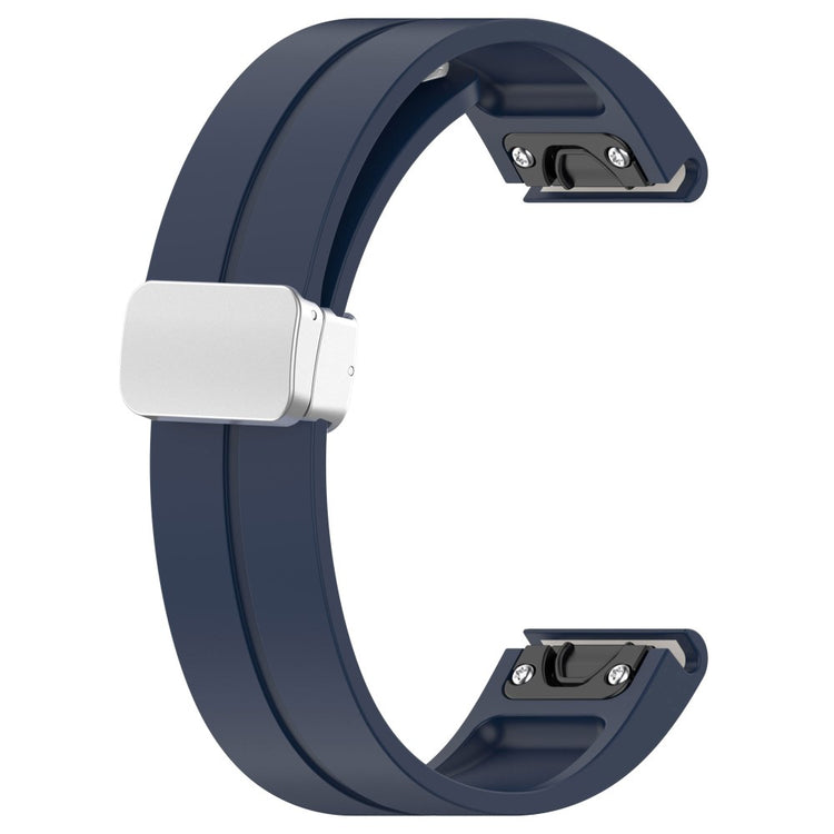 Helt Vildt Pænt Silikone Universal Rem passer til Garmin Smartwatch - Blå#serie_11