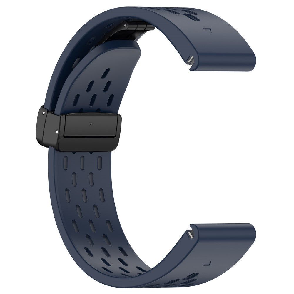 Vildt Fantastisk Silikone Universal Rem passer til Garmin Smartwatch - Blå#serie_8