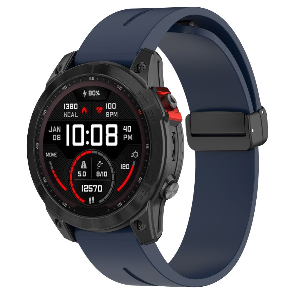 Vildt Elegant Silikone Universal Rem passer til Garmin Smartwatch - Blå#serie_11