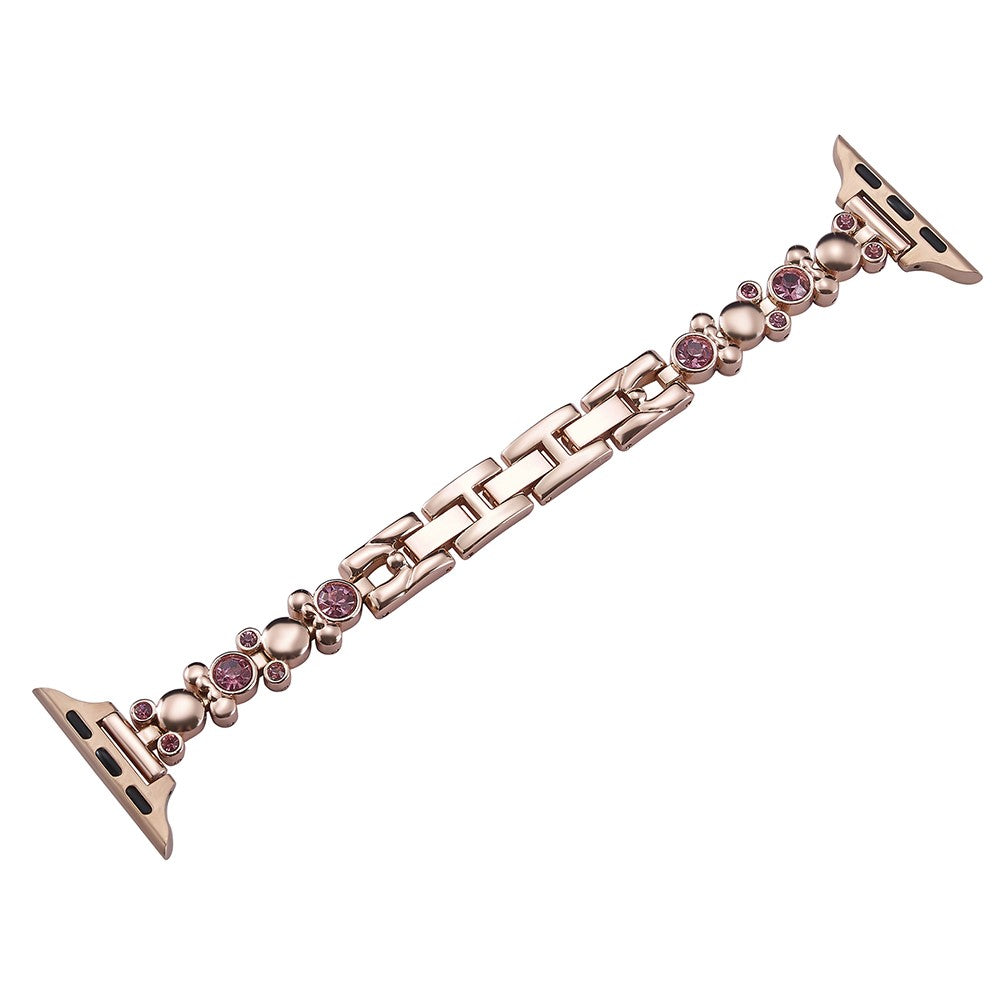 Godt Rhinsten Universal Rem passer til Apple Smartwatch - Pink#serie_3