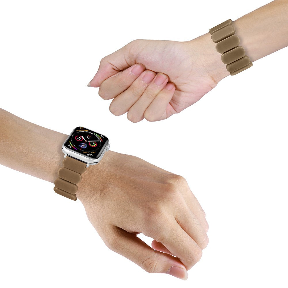 Watch Strap Apple Watch Series 41mm / 40mm / 38mm Elastic Band Bracelet - Brown#serie_12