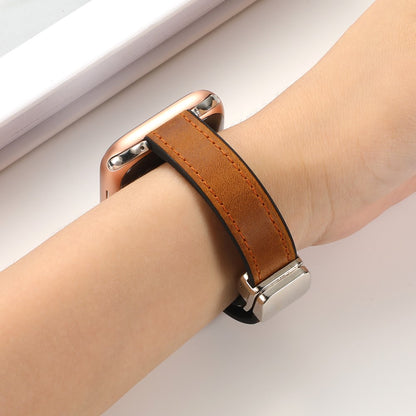 Super Godt Kunstlæder Universal Rem passer til Apple Smartwatch - Grøn#serie_3