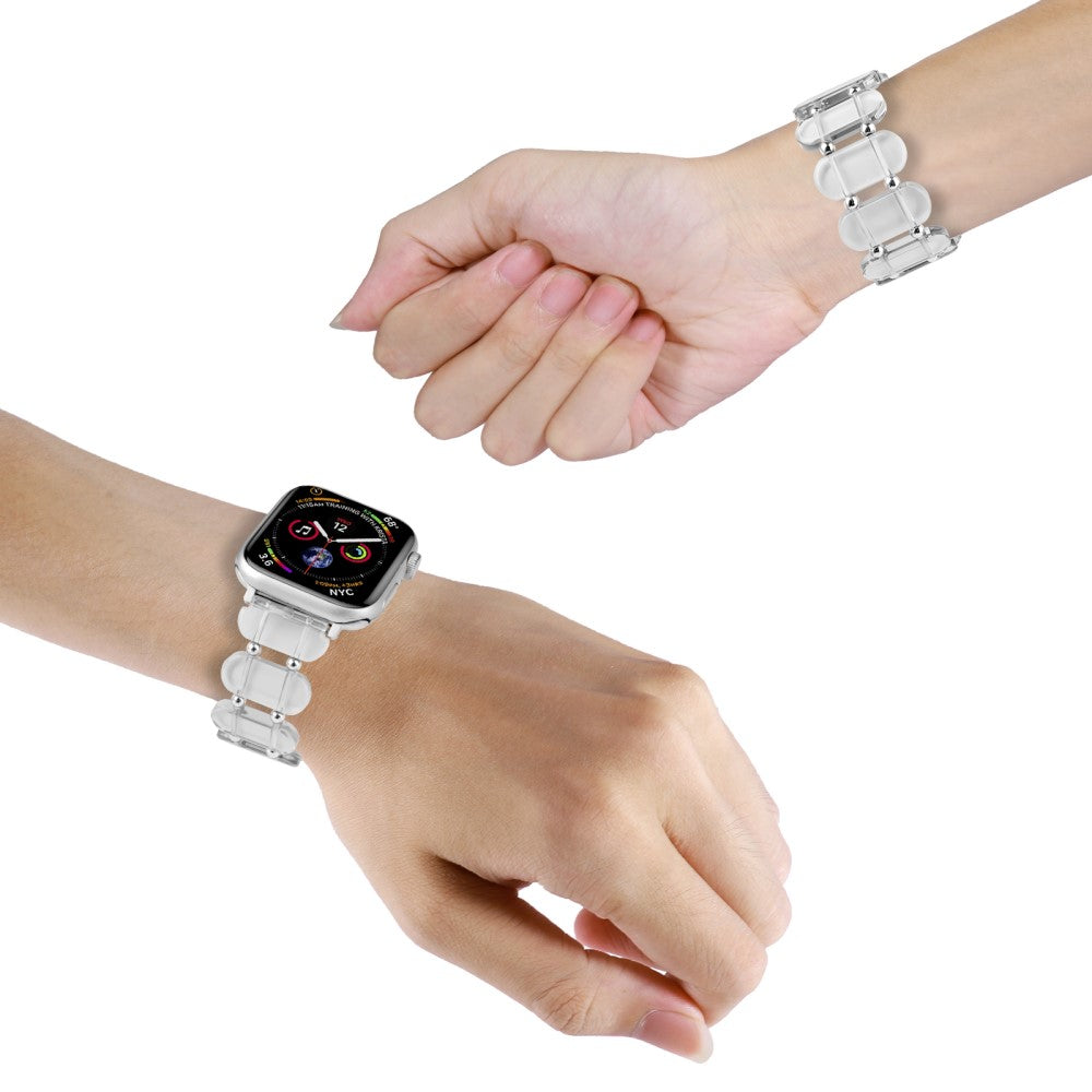 Apple Watch 49mm / 45mm / 44mm / 42mm Elastic Resin Watch Band - Transparent#serie_3