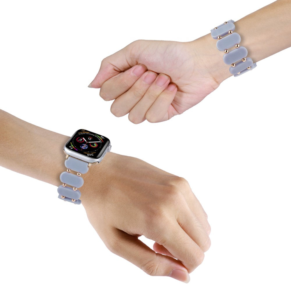 Apple Watch 49mm / 45mm / 44mm / 42mm Elastic Resin Watch Band - Blue#serie_6