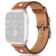 Kestävä Apple Smartwatch Aitoa Nahkaa Yleinen Ranneke