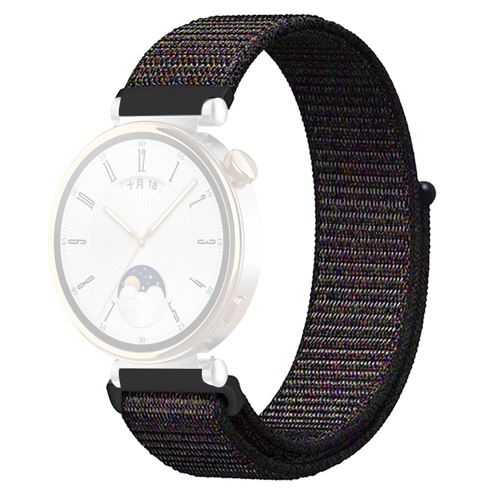 Vildt Elegant Nylon Universal Rem passer til Smartwatch - Sort#serie_8