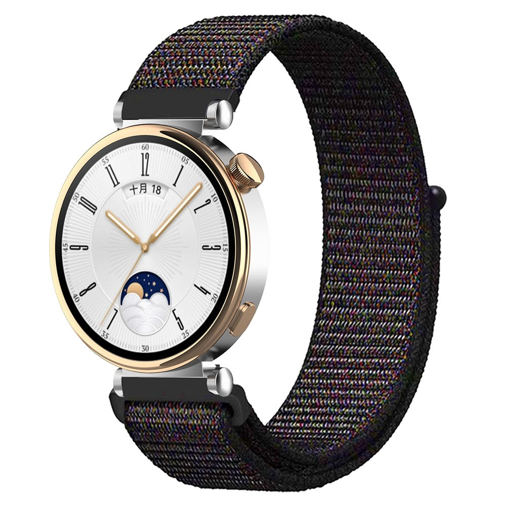 Vildt Elegant Nylon Universal Rem passer til Smartwatch - Sort#serie_8
