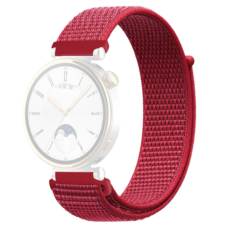 Vildt Elegant Nylon Universal Rem passer til Smartwatch - Rød#serie_17