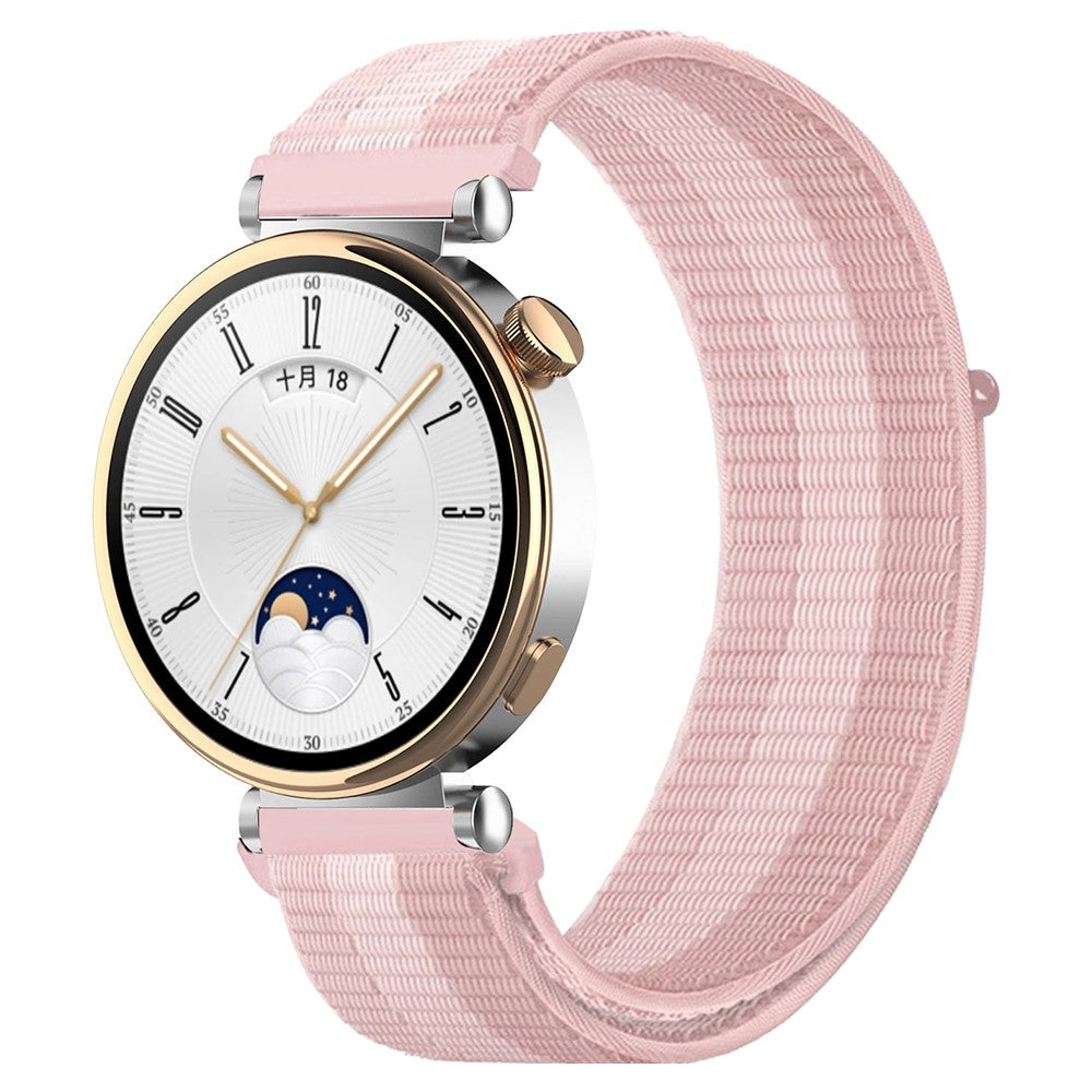Vildt Elegant Nylon Universal Rem passer til Smartwatch - Pink#serie_20