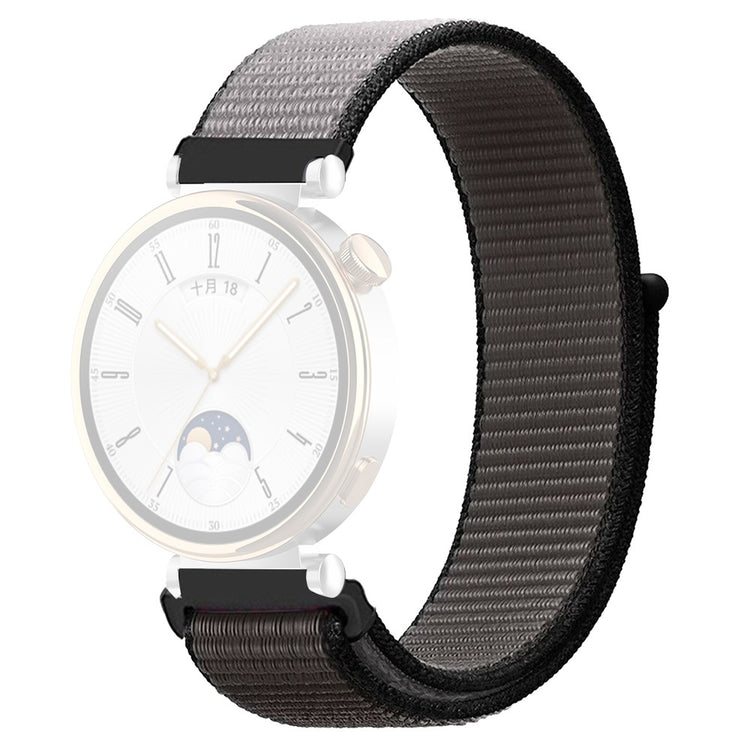 Vildt Elegant Nylon Universal Rem passer til Smartwatch - Sølv#serie_22