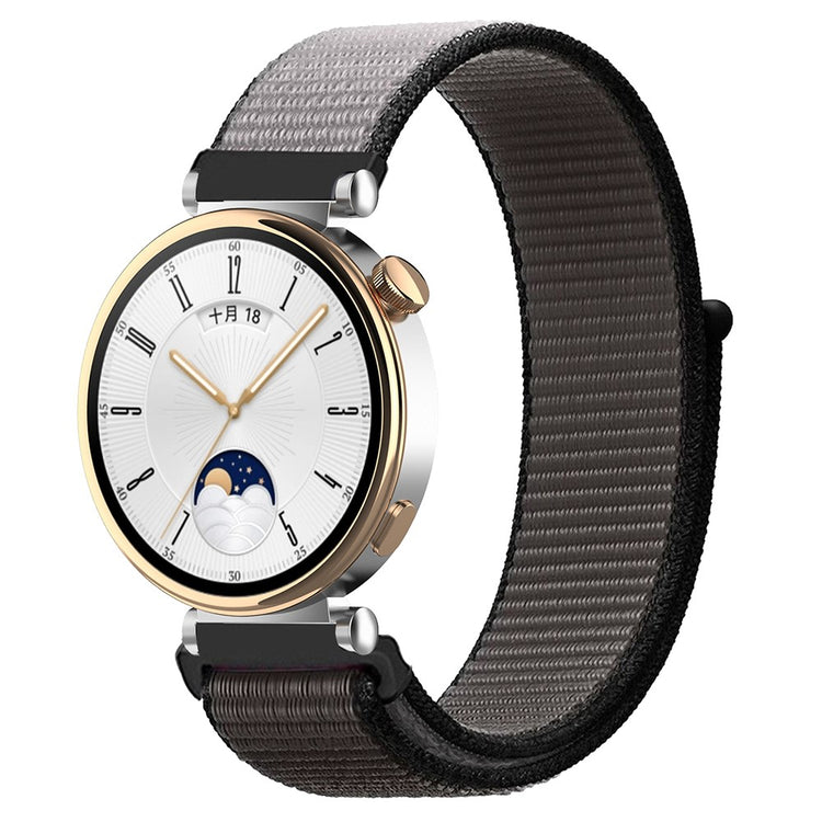 Vildt Elegant Nylon Universal Rem passer til Smartwatch - Sølv#serie_22