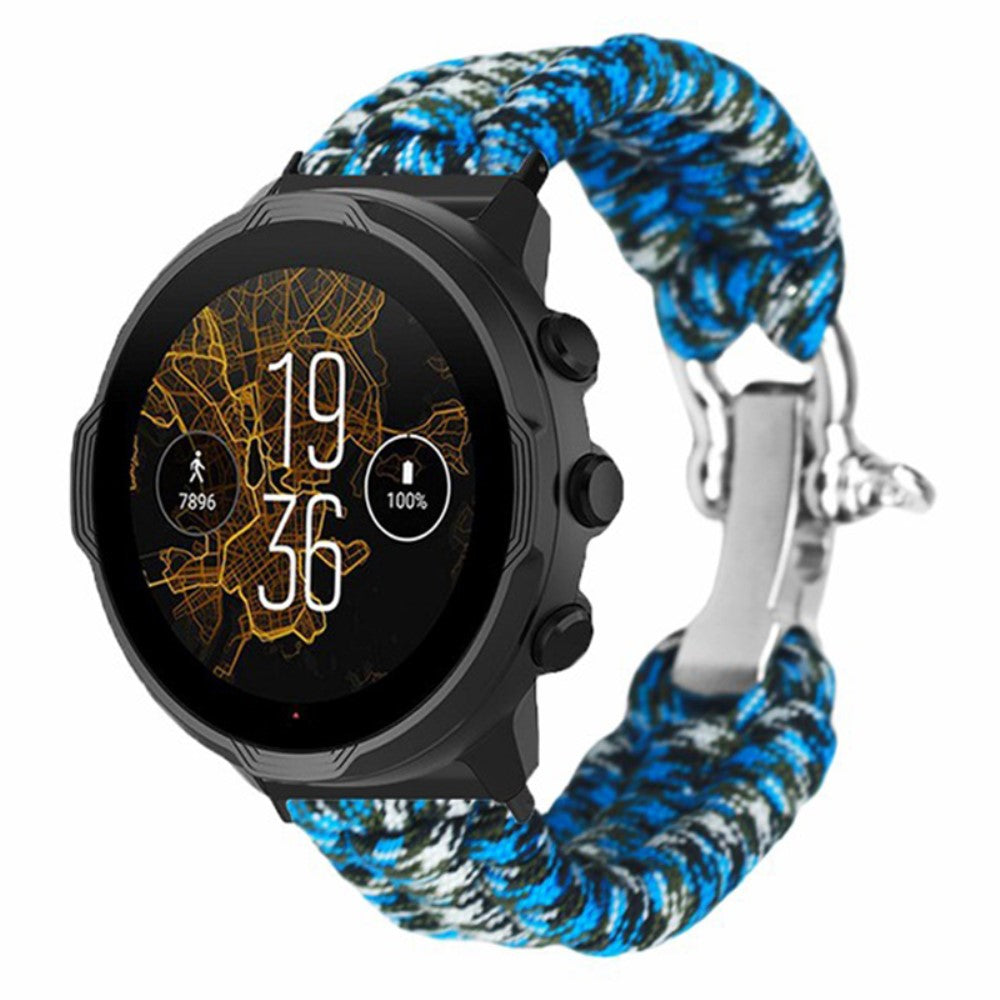 Fed Nylon Universal Rem passer til Smartwatch - Blå#serie_2