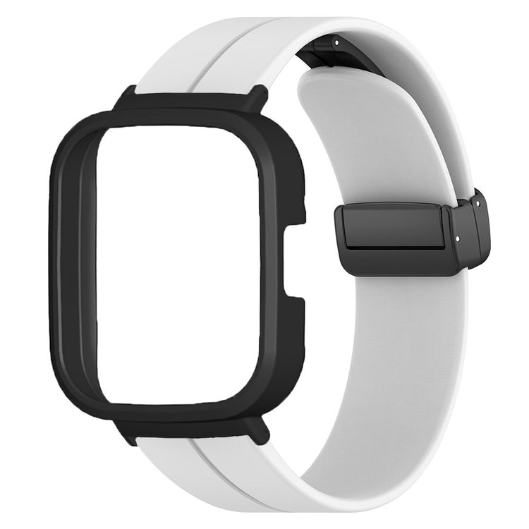 Sejt Silikone Rem passer til Xiaomi Redmi Watch 3 - Hvid#serie_2