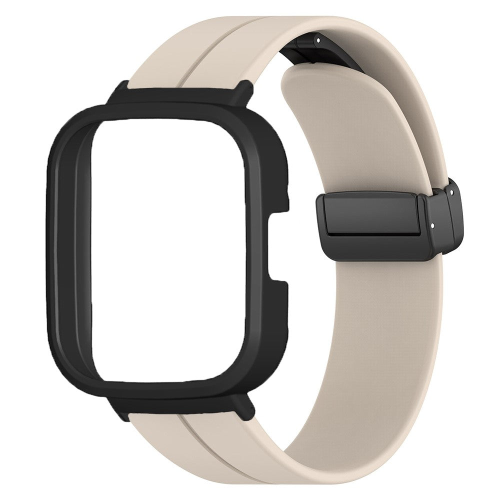 Sejt Silikone Rem passer til Xiaomi Redmi Watch 3 - Hvid#serie_4