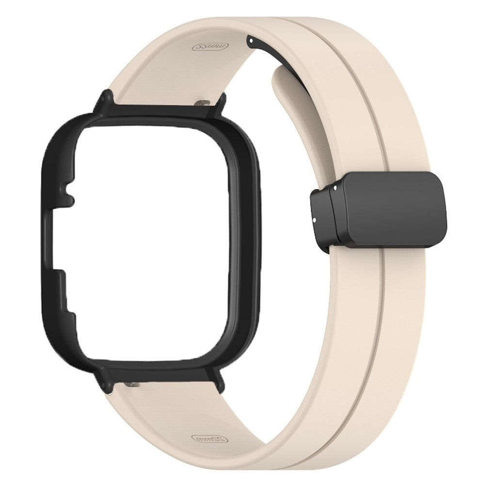 Sejt Silikone Rem passer til Xiaomi Redmi Watch 3 - Hvid#serie_4
