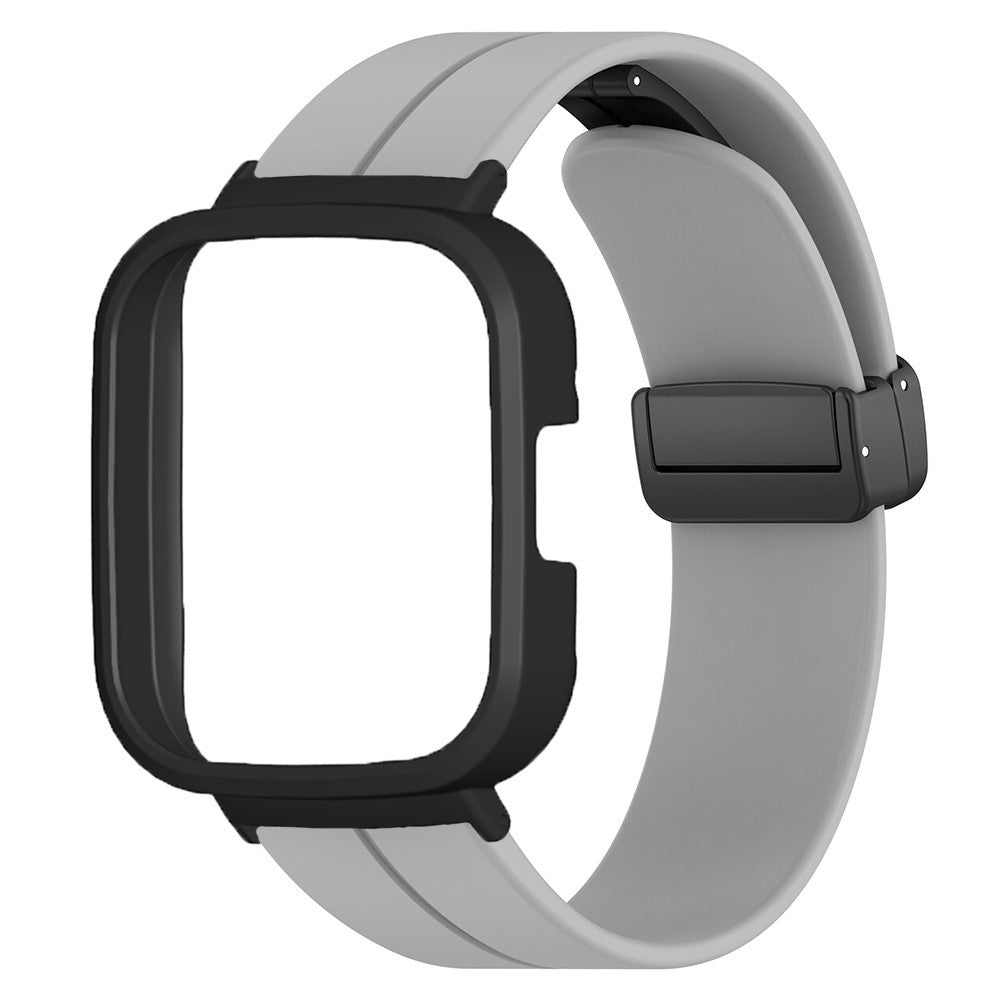 Sejt Silikone Rem passer til Xiaomi Redmi Watch 3 - Sølv#serie_6