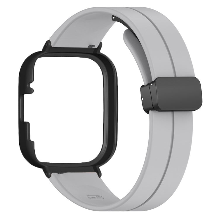 Sejt Silikone Rem passer til Xiaomi Redmi Watch 3 - Sølv#serie_6